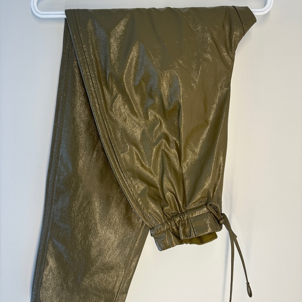 Wilfred Green Trousers High-Waisted Relaxed Fit - Picture 1 of 6